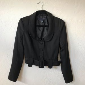 French Connection cropped wool jacket.